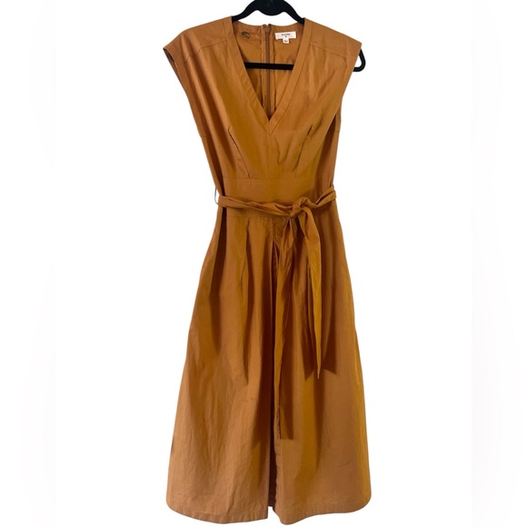 Billy Reid Dresses & Skirts - Billy Reid Brown Sleeveless Midi Dress Size XS